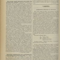 0500 - Page 492 - Analyses. Médecine infantile. Péritonite tuberculeuse et syndrome appendiculaire. (A. Galliot. Arch. de méd. des enfants, juillet 1911). [L. Babonneix] / Chirurgie. Corps étranger expulsé après quatre ans de séjour dans la bronche droite. Guérison. (P. Ercolani. Il Policlinico, section pratique... 17 septembre 1911). [A. Gaullieur l'Hardy] / Observations complémentaires sur la cautérisation par la haute fréquence des tumeurs de la vessie. (E. L. Keyes jr. Interstate Med. Journ... oct. 1911...). [F. Gardner] / Variétés. Superstitions médicales en Andalousie. [A. Gaullieur l'Hardy]