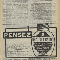 0519 - Page 511 - Sociétés savantes. Société de chirurgie. (Séance du 20 mars 1912). De l'emploi des greffes adipeuses après les résections articulaires. M. Chaput / Amputation partielle de la verge. M. Jacob / Fibrome de sciatique. M. Potherat / Anévrisme du creux poplité. M. Souligoux / Bulletin bibliographique