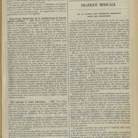 0533 - Page 525 - Sociétés savantes. Société médicale des hôpitaux. (Séance du 22 mars 1912). Ramollissement de l'écorce cérébrale s'accompagnant de leucocytose du liquide céphalo-rachidien. MM. Babinski et A. Gendron / Tabes fruste. Disparition de la lymphocytose du liquide céphalo-rachidien. MM. Henri Claude, Cl. Vincent et Cotoni / Etat méningé et ictère infectieux. MM. Noël Fiessinger et Sourdel / Prix Gingeot / Pratique médicale. De la valeur des ferments digestifs dans les dyspepsies