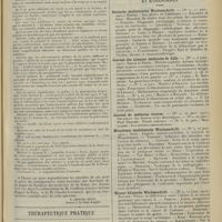 0545 - Page 537 - Jurisprudence. L'affaire des sérums. [R.-Marcel Petit] / Thérapeutique pratique. Dyspepsie par fermentation / Articles originaux des principales publications françaises et étrangères. Deutsche medizinische Wochenschrift / Journal des sciences médicales de Lille / Journal de médecine interne / Münchener medizinische Wochenschrift / Wiener klinische Wochenschrift