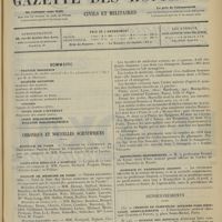 0581 - Page 573 - Sommaire / Chronique et nouvelles scientifiques. Hôpitaux de Paris / Assistance médicale à domicile / Faculté de médecine de Paris / Le nombre des étudiants en médecine en France en 1912 / Distinctions honorifiques / Hommage au Professeur Grasset / Renseignements
