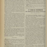 0670 - Page 662 - Médecine pratique. Des fractures de la diaphyse du fémur chez l'enfant et en particulier de leur traitement. [M. Lance] / IVe Congrès de physiothérapie des médecins de langue française (Paris, 9-11 avril 1912). Le traitement des rhumatismes chroniques