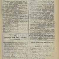 0679 - Page 671 - Chronique et nouvelles scientifiques. Cours d'instruction du service de santé en 1912 / Statistique / Nécrologie / Muséum national d'histoire naturelle / Articles originaux des principales publications françaises et étrangères. Gazette hebdomadaire des sciences médicales de Bordeaux / Gazette médicale de Nantes / Paris médical / Pédiatrie pratique / Revue de médecine / Revue de psychothérapie et de psychologie appliquée / Actes de la Faculté de médecine de Paris du 29 avril au 4 mai 1912. Examens de doctorat