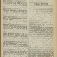 0701 - Page 693 - Hôtel-Dieu. Quelques accidents généraux de la vie génitale de la femme. Leurs rapports avec les dystrophies polyglandulaires. Pathogénie. - Traitement ; par M. Paul Dalché. (A suivre) / Médecine pratique. Le pronostic des néphrites chroniques. [M. Brelet]