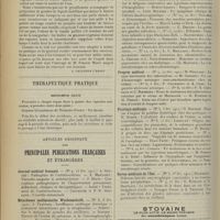 0706 - Page 698 - Variétés. Les caractères du bon beurre. [A. Gaullieur l'Hardy] / Thérapeutique pratique. Bronchite aiguë / Articles originaux des principales publications françaises et étrangères. Journal médical français / Münchener medizinische Wochenschrift / Presse médicale / Progrès médical / Province médicale / Revue médicale de l'Est