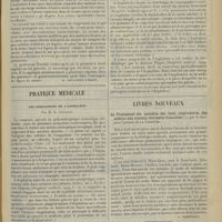 0721 - Page 713 - Analyses. Chirurgie. La désinfection du période du péritoine par l'alcool. (Riforma Medica, 16 mars 1912...). [A. Gaullieur l'Hardy] / Pratique médicale. Les indications de l'asphalène ; par M. G. Cotterey / Livres nouveaux. Le traitement des maladies des voies respiratoires des enfants aux stations thermales françaises, par le Docteur Carron de la Carrière. [L. Babonneix]