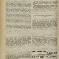 0738 - Page 730 - Pratique médicale. Le salène et ses applications en thérapeutique ; par M. A. Eibig... / Livres nouveaux. Intoxications et empoisonnements. Béribéri. Tome V du Traité pratique de pathologie exotique, par les Docteurs Hébrard, Gaide, Clarac, Lasnet, Boyé. [A. Gaullieur l'Hardy] / Précis d'alimentation des jeunes enfants, par M. Eug. Terrien. [L. Babonneix]