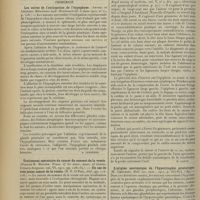 0752 - Page 744 - Analyses. Syphiligraphie. Résultats du salvarsan sur la syphilis congénitale. (L.-R. Debuys... Arch. of poed., nov. 1911). [J. Andrieu] / Chirurgie. Les suites de l'extirpation de l'hypophyse. (Ascoli et Legnani. Münchener med. Wochenschrift, 5 mars 1912...). [A. Lemierre] / Traitement opératoire du cancer du sommet de la vessie. (Francis R. Hagner. Trans. of the Amer. Assoc. of Genito-Urinary Surgeous..., 1911...) - Un cas de très jeune cancer de la vessie. (R. F. O'Neil, ibid...). [F. Gardner] / Grossesse extra-utérine ayant évolué à terme. Laparotomie pendant un faux travail. Extraction d'un enfant vivant. Guérison. (T. Coppeland Savage. Proceedings of the Royal society of medicine... déc. 1911...). [M. Lance] / L'origine anatomique de l'hypertrophie prostatique. (M. Chevassu. Bull. soc. anat., 1911...). [L. Alquier]