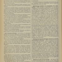 0766 - Page 758 - Sociétés savantes. Société de biologie. (Séance du 27 avril 1912). Facteurs influençant la vitesse de la circulation intestinale. MM. P. Carnot et R. Glénard / Sur la réaction de Rivalta. M. A. Javal / Recherche histologique de la cholestérine dans la bile et les parois de la vésicule biliaire. MM. Guy Laroche et Ch. Flandin / Conditions qui président à la transmission de la poliomyélite. MM. Levaditi et Danulesco / Création d'une race de tréponèmes résistante au mercure, mais sensible au salvarsan. MM. Launois et Levaditi / Influence de la bile sur les microbes. M. Roger