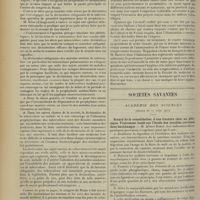 0814 - Page 806 - Congrès international contre la tuberculose (Rome, 14-20 avril 1912) ; par G.-H. Lemoine... / Sociétés savantes. Académie des sciences. (Séance du 22 avril 1912). Retard de la consolidation d'une fracture chez un phtisique. Traitement fondé sur l'étude des troubles survenus dans les échanges. M. Albert Robin / Action hypotensive de la guanine. MM. Desgrez et Dorléans