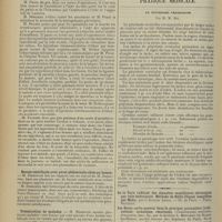 0882 - Page 874 - Sociétés savantes. Société de chirurgie. (Séance du 15 mai 1912). Anésthésie générale par les injections intramusculaires d'éther. M. Faure / Hernie ombilicale avec paroi abdominale obèse en besace. M. Demoulin, sur un travail de M. Dujarrier / Présentation de malades. M. Morestin / Pratique médicale. Le pityriasis versicolor ; par M. M. Byl