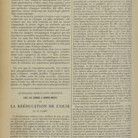 0912 - Page 904 - Revue générale. Syndromes pluriglandulaires. Délimitation des syndromes d'insuffisance et d'hyperfonctionnement pluriglandulaires, par H. Claude et H. Gougerot. IV. Nécessite de la critique des observations / Quelques résultats obtenus chez les sourds et sourds-muets par la rééducation de l'ouïe ; par M. Laimé