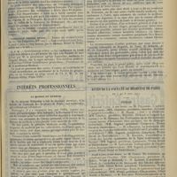 0919 - Page 911 - Chronique et nouvelles scientifiques. Le mouvement de la population française en 1911 / Fondation Pierre Budin / A. P. M. / Intérêts professionnels. La maison du médecin / Actes de la Faculté de médecine de Paris du 3 au 8 juin 1912. Thèses