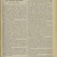 0921 - Page 913 - Considérations étiologiques et pathogéniques à propos d'un cas de dilatation aiguë de l'estomac après trépanation mastoïdienne ; par M. Georges Petit...