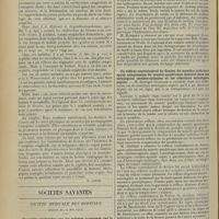 0926 - Page 918 - Médecine pratique. L'omoplatescaphoïde. Ses connexions pathologiques. Ses rapports avec la syphilis héréditaire. [M. Lance] / Sociétés savantes. Société médicale des hôpitaux. (Séance du 24 mai 1912). Nouvelles recherches sur les oedèmes provoqués par le bicarbonate de soude. Rôle du chlorure de sodium. MM. F. Widal, A. Lemierre et André Weill / Un réflexe contralatéral de flexion du membre inférieur après compression du muscle quadriceps fémoral dans les méningites cérébro-spinales et les réactions méningées aiguës. M. Georges Guillain / Traitement de l'épididymite blennorragique par les boues radio-actives. MM. de Beurmann, Eugène Regnauld et F. Cottin