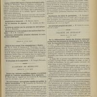 0971 - Page 963 - Sociétés savantes. Académie des sciences. (Séance du 20 mai 1912). L'ostéo-arthrite déformante à l'époque de la pierre polie. M. Marcel Baudouin / (Séance du 28 mai 1912). Poids du litre normal d'air atmosphérique à Genève. MM. Ph.-A. Guye, G. Kovacs et E. Wourtzel / Académie de médecine. (Séance du 4 juin 1912). Les interventions chirurgicales capables de modifier la tension intraoculaire. M. Lagrange... / Stérilisation des objets de pansements. M. Grimbert / Société de biologie. (Séance du 2 juin 1912). Sur la différenciation élective des diverses substances grasses dans des processus de désintégration du tissu nerveux. Le corps granuleux dans le ramollissement cérébral (1re note). MM. Gustave Roussy et Guy Laroche / Glycosurie et hypophyse. MM. H. Claude et A. Baudouin