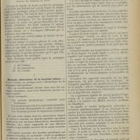 0979 - Page 971 - Revue générale. Formes cliniques de la méningite tuberculeuse ; par M. Félix Masselot... I. Méningite tuberculeuse de la deuxième enfance