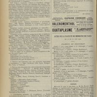 0986 - Page 978 - Variétés. Les thèses déposées à la Faculté / Actes de la Faculté de médecine de Paris du 17 au 22 juin 1912. Examens de doctorat / Thèses