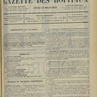 1001 - Page 993 - Sommaire / Chronique et nouvelles scientifiques. Hôpitaux de Paris / Conseil supérieur de l'Instruction publique / La Commission supérieure de l'enseignement médical / Au conseil d'hygiène / Ministère de l'Intérieur / Médaille de 1870-1871 / Association française de chirurgie