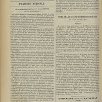 1042 - Page 1034 - Sociétés savantes. Société médicale des hôpitaux. (Séance du 14 juin 1912). Polioencéphalite syphilitique. Guérison par le 606. M. F. Baudouin... (A suivre) / Pratique médicale. Les tuberculeux qu'il faut suralimenter ; par M. Jean Trouette / Actes de la Faculté de médecine de Paris du 24 au 29 juin 1912. Thèses