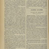 1104 - Page 1096 - Revue générale. Diagnostic de la syphilis cérébro-spinale par les moyens de laboratoire ; par MM. Charles Foix... et Marcel Bloch... II. Le liquide céphalo-rachidien dans la syphilis cérébro-spinale. (A suivre) / Sociétés savantes. Société de chirurgie. (Séance du 26 juin 1912). Ostéomes musculaires. M. Mauclaire / Ostéite vacuolaire métatraumatique. M. Mauclaire