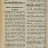 1118 - Page 1110 - Actes de la Faculté de médecine de Paris du 8 au 13 juillet 1912. Thèses / Articles originaux des principales publications françaises et étrangères. Boston medical and surgical Journal / Deutsche medizinische Wochenschrift / Journal de médecine de Paris / Montpellier médical / Münchener medizinische Wochenschrift / Progrès médical / Province médicale / Semaine gynécologique / Union médicale et scientifique du Nord-Est / Wiener klinische Wochenschrift