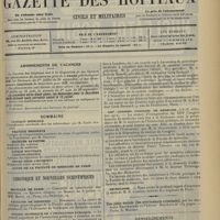 1157 - Page 1149 - Sommaire / Chronique et nouvelles scientifiques. Hôpitaux de Paris / Facultés de médecine / Conseil supérieur de l'Instruction publique / Congrès international de médecine de Londres / XIIIe Congrès français de médecine / Nécrologie / Renseignements