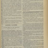 1177 - Page 1169 - Revue générale. Le coma diabétique ; par M. Paul Jacquet... VII. Traitement / Sociétés savantes. Société médicale des hôpitaux. (Séance du 5 juillet 1912). Salvarsan et eau distillée plombique. MM. Sicard et Leblanc / Vitiligo et syphilis. MM. Pierre Marie et Crouzon / Poliomyélite aiguë mortelle. MM. Widal, Brodin, Levaditi et Mlle Leoneano / Nouveau cas parisien de maladie de Heine-Medin. Etude clinique, anatomopathologique et expérimentale. MM. Levaditi, Jean Pignot et Mlle Leoneano