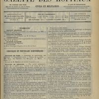 1205 - Page 1197 - Sommaire / Chronique et nouvelles scientifiques. Hôpitaux de Paris / Facultés de médecine / Voyages d'études / Statistique