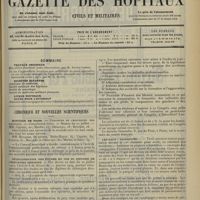 1217 - Page 1209 - Sommaire / Chronique et nouvelles scientifiques. Hôpitaux de Paris / Réorganisation des études en vue du diplôme de chirurgien dentiste / Le IIIe Congrès international médical des accidents du travail / Les faux « accidentés » / Renseignements