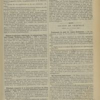 1247 - Page 1239 - Sociétés savantes. Société médicale des hôpitaux (Séance du 19 juillet 1912). Les homostimulines. Etude expérimentale et clinique des lipoïdes génito-stimulants de l'ovaire, néphro-stimulants du rein et du lipoïde du corps jaune. M. H. Iscovesco / Oedèmes brightiques infectés par le pneumocoque Talamon-Frankel. Evolution sans fièvre. MM. G. Caussade et Logre / Histologie comparée de la muqueuse gastrique du chien à jeun et après repas à division alimentaire grossière ou parfaite. MM. L. Jacquet et Jourdanet / Autohémothérapie et épilepsie. Etude des réactions hémolytiques. MM. Sicard et Guttmann / Société de chirurgie. (Séance du 17 juillet 1912). Traitement du pied bot valgus douloureux. M. Ombrédanne / Des hépatites infectieuses. M. Sieur
