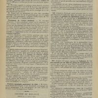 1248 - Page 1240 - Sociétés savantes. Société de chirurgie. (Séance du 17 juillet 1912). Des hépatites infectieuses. M. Sieur / Traitement de l’ulcère duodénal. M. Pauchet... / Fracture marginale postérieure du tibia. M. Quénu / Société de biologie. (Séance du 13 juillet 1912). MM. P. Teissier, M. Duvoir et P. Gastinel : Inoculations vaccinales par les voies sous-cutanée, endoveineuse, péritonéale et digestive / MM. Achard et Feuillié : Cytolyse de l’épithélium rénal / MM. Achard et Flandin : Influence de l’espèce animale sur les effets du poison de l’anaphylaxie / MM. Maurice Nicloux et André Placet : Elimination de l’alcool méthylique