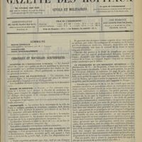 1265 - Page 1257 - Sommaire / Chronique et nouvelles scientifiques. Ministère de l’Instruction publique / Hôpital civil de Philippeville / Écoles de médecine / Statistique / Les expertises médicales dans les accidents du travail / Le pharmacien et les retraites ouvrières / Hôpital Saint-Antoine