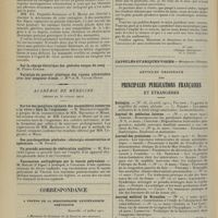 1286 - Page 1278 - Sociétés savantes. Académie des sciences. (Séance du 22 juillet 1912). Toxicité des sels minéraux dans le liquide céphalo-rachidien. M. Jean Camus / Evolution de la peste chez la marmotte pendant l’hibernation / Académie de médecine. (Séance du 30 juillet 1912). Survie des ganglions spinaux des mammifères conservés « in vitro » hors de l’organisme. M. Henneguy, communication de MM. Marinesco et Minea / Un procédé nouveau de rééducation auditive. M. Burguet / Vaccination antityphique par le vaccin polyvalent. M. Soulié... / Correspondance. A propos de la sérothérapie antitétanique préventive. [Dr Lop] / Articles originaux des principales publications françaises et étrangères. Biologica / Journal de médecine interne / Journal des praticiens / Journal médical de Bruxelles / Journal médical français