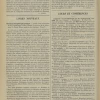 1428 - Page 1420 - Analyses. Neurologie. Encore un cas de myxoedéme avec symptômes cérébelleux. (Gotthard-Soderbergh. Revue neurol., 1911...). [L. Alquier] / Électricité médicale. Les frictions de haute fréquence. (G. Patourel. Th. de Paris 1911 ; Jouve et Compagnie...). [G. Legros] / Livres nouveaux. Traité de thérapeutique pratique, publié sous la direction de M. le Professeur Albert Robin..., P.-Emile Weil... [A. Gaullieur l'Hardy] / Guide pour les manipulations de chimie biologique, par les Docteurs G. Bertrand et P. Thomas. [B. Gayard] / Cours et conférences. Clinique d’accouchements et de gynécologie Tarnier