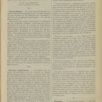 1435 - Page 1427 - Revue générale. Les tumeurs du mésentère ; par M. Pierre Moiroud... VII. Formes cliniques / VIII. Evolution. Complications / IX. Diagnostic