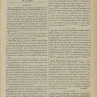 1439 - Page 1431 - Revue générale. Les tumeurs du mésentère ; par M. Pierre Moiroud... XI. Traitement / Analyses. Médecine. Sur une amélioration essentielle du traitement de la tuberculose chirurgicale par l'hyperémie de stase. (A. Bier. Deut. med. Wochen., 13 juin 1912...). [A. Lemierre] / Chirurgie. Ligature de la première portion de la sous-clavière gauche. (James M. Neff. Ann. surg..., oct. 1911...). [F. Gardner] / Psychiatrie. Anomalies psychiques de l’enfance et maladies somatiques. (Charon et Courbon. L’Encéphale, 10 déc. 1911). [P. Camus] / Délire d’imagination symptomatique. (Capgras et Terrien. Ann. médico-psych., avril 1912). [P. Camus] / Laryngologie. Epithelioma de l'épiglotte ; ablation par la voie transhyoïdienne. Papillomes diffus du larynx ; transformation maligne ; opération ; thyrotomie ; laryngostomie ; laryngectomie. (E.-J. Moure. Rev. hebd. de laryng., d’otol. et de rhinol., 27 fév. 1912...). [J. Fournié]