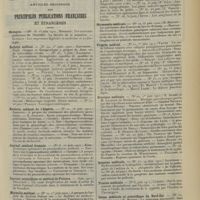 1465 - Page 1457 - Livres nouveaux. Atlas de Roentgendiagnostic, par le Docteur Ch. Bles... [G. Legros] / Articles originaux des principales publications françaises et étrangères. Biologica / Bulletin médical / Bulletin médical de l'Algérie / Journal médical français / Journal scientifique et médical de Poitiers / Marseille médical / Montpellier médical / Normandie médicale / Progrès médical / Province médicale / Semaine médicale / Tunisie médicale / Union médicale et scientifique du Nord-Est