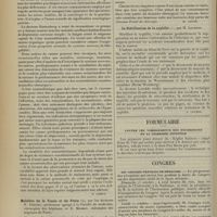 1500 - Page 1492 - Livres nouveaux. Traitement des neurasthéniques, par le Docteur P. Hartenberg. [P. Camus] / Maladies de la vessie et du pénis, par les Docteurs F. Legueu... et E. Michon... [M. Lance] / La stérilisation de la syphilis, par M. Leredde. [L. Gayard] / Formulaire. Contre les vomissements des nourrissons et la diarrhée infantile / Congrès. XIIe Congrès français de médecine