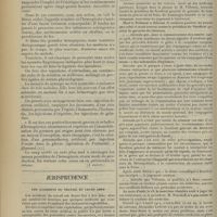 1524 - Page 1516 - Traitement des hémoptysies basé sur leurs indications ; par C. Gueit... (A suivre) / Jurisprudence. Les accidents du travail et leurs abus. [R.-Marcel Petit]