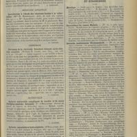 1537 - Page 1529 - Analyses. Médecine. Sur l'ulcère du duodénum. (C. A. Ewald. Deut. med. Woch., 25 avril 1912...). [A. Lemierre] / Médecine infantile. Contribution à l'étude des réactions locales à la tuberculine. (Mlle H. Rozenblatt. Arch. de méd. des enfants, déc. 1911). [B. Gayard] / Chirurgie. Sarcomes de la clavicule. Résultats éloignés après ablation complète. (William B. Coley. Ann. Surg...). [F. Gardner] / Neurologie. Aphasie sensorielle compliquée de surdité et de cécité d'origine centrale. Autopsie. (F. d’Hollander. Extrait du journ. de neurol. de Bruxelles, 1911). [L. Alquier] / Aphasie, asymbolie et hydrocéphalie. (D’Hollander. Bull. de la soc, de méd. mentale de Belgique, déc. 1911). [L. Alquier] / Articles originaux des principales publications françaises et étrangères. Aesculape / Centralblatt für innere Medizin / Deutsche medizinische Wochenschrift / Journal des sciences médicales de Lille. (Suite et fin).