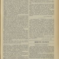 1563 - Page 1555 - Notes sur le néosalvarsan ; par MM. Jacqué et Sluys / Médecine pratique. Traitement du rachitisme. [M. Brelet]