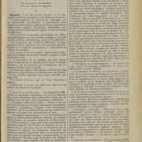 1583 - Page 1575 - Revue générale. Les paralysies radiculaires du plexus brachial ; par Spyridion N. Oeconomos... X. Diagnostic