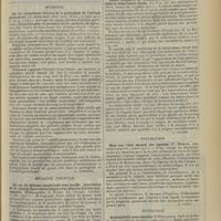 1589 - Page 1581 - Revue générale. Les paralysies radiculaires du plexus brachial ; par Spyridion N. Oeconomos... / Analyses. Médecine. Sur les symptômes initiaux et la pathogénie de l'anémie pernicieuse. (O. Schauman. Deut. med. Woch., 27 juin 1912...). [A. Lemierre] / Médecine infantile. Un cas de cyanose congénitale sans souffle ; inocclusion de la cloison interventriculaire avec absence d’artère pulmonaire. (Richardière et Huber. La Clinique infantile, 15 fév. 1911). [B. Gayard] / Chirurgie. Valeur comparée du traitement médical et chirurgical dans la tuberculose rénale. (Le Fur. Soc. des chirurgiens de Paris, séance du 12 juillet 1912). [L. Gayard] / Psychiatrie. Note sur l’état mental des lépreux. (P. Bodros. Ann. médico-psychol., mars 1912). [P. Camus] / Neurologie. Anencéphalie sans amyélie. (D'Hollander. Bull. de la Soc. de méd. mentale de Belgique, août 1911). [L. Alquier]