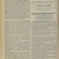 1610 - Page 1602 - Syndrome de Stokes-Adams. Dissociation auriculo-ventriculaire incomplète (Radioscopie, Cardiogramme). Lésion scléreuse probable du faisceau de His ; par MM. Roger, Baumel et Lapeyre... / Sociétés savantes. Académie des sciences. (Séance du 30 septembre 1912) / Académie de médecine. (Séance du 8 octobre 1912). La déclaration obligatoire de la tuberculose. M. Letulle