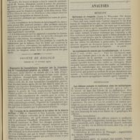 1743 - Page 1735 - Sociétés savantes. Académie de médecine. (Séance du 29 octobre 1912). Fonctionnement de l'Institut de puériculture à l'Hospice des Enfants Assistés pendant l’année 1911-1912. M. Variot... / Société de biologie. (Séance du 25 octobre 1912). Diagnostic de l'anaphylaxie humaine par la transmission de l'anaphylaxie passive au cobaye. MM. Achard et Flandin / Sur l'origine de la cholestérine et la valeur de la théorie de Flint. MM. A. Grigaut et Guy Laroche / De l'adrénaline en ingestion. MM. E. Lesné et L. Dreyfus / De la double rotule de quelques rongeurs. MM. Ed. Retterer et H. Vallois / Analyses. Médecine. Salvarsan et rougeole. (Louis L. Williams. The Boston med. and surg. Journ... 16 mai 1912...). [M. Lance] / Le traitement du cancer par la radiothérapie. (A. Lassuc, Rund. f. med., 23 déc. 1911). [B. Gayard] / Neurologie. Les réflexes cutanés et tendineux chez les épileptiques. (E. Audenino, Riv. di patol. nerv. e mentale, 1912...). [L. Alquier]