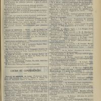 1751 - Page 1743 - Chronique et nouvelles scientifiques. Facultés de médecine / Écoles de médecine / Distinctions honorifiques / Cours et conférences. Faculté de médecine de Paris / Cours de pathologie chirurgicale
