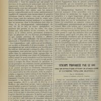 1770 - Page 1762 - Les caractères préadaptatifs ; par M. J. Laumonier / Syncope provoquée par le 606 chez un syphilitique atteint de Stockes-Adams et d’atrophie papillaire bilatérale ; par S. Fradking...