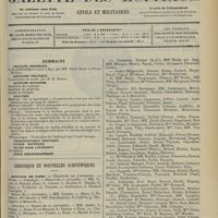 1813 - Page 1805 - Sommaire / Chronique et nouvelles scientifiques. Hôpitaux de Paris