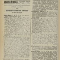 1906 - Page 1898 - Articles originaux des principales publications françaises et étrangères. Bulletin médical / Clinique / Deutsche medizinische Wochenschrift / Echo médical du Nord / Encéphale / Gazette hebdomadaire des sciences médicales de Bordeaux / Gazette médicale de Nantes / Lyon chirurgical / Lyon médical / Marseille médical / Montpellier médical
